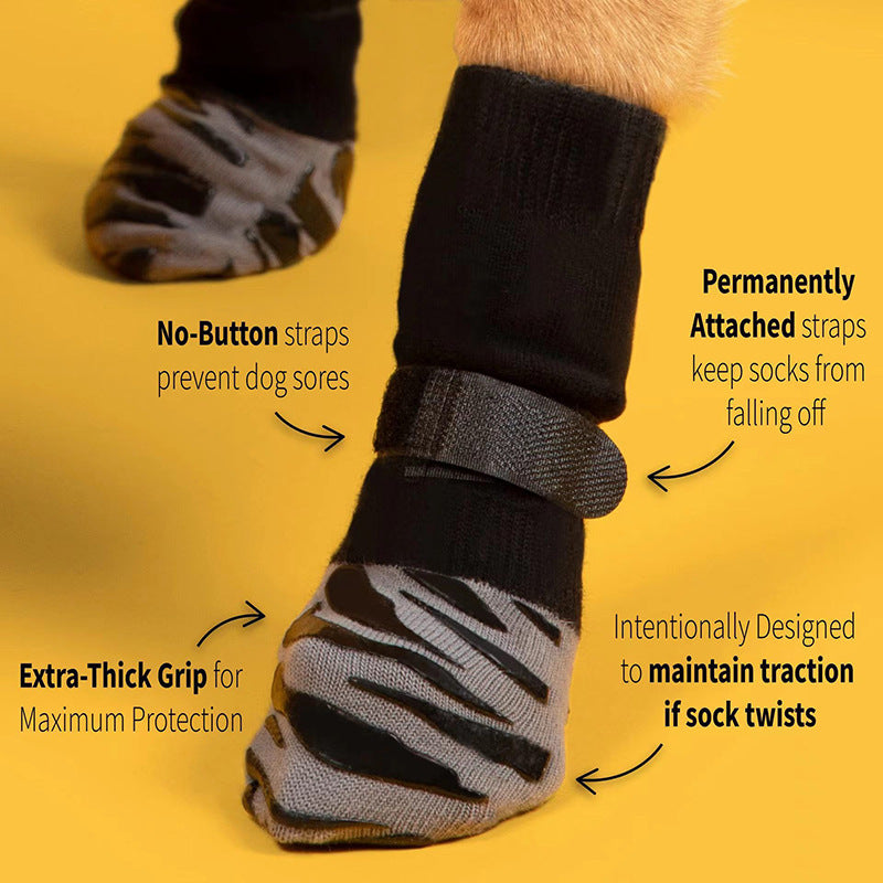 Steady Paws™ Anti-Slip Dog Socks